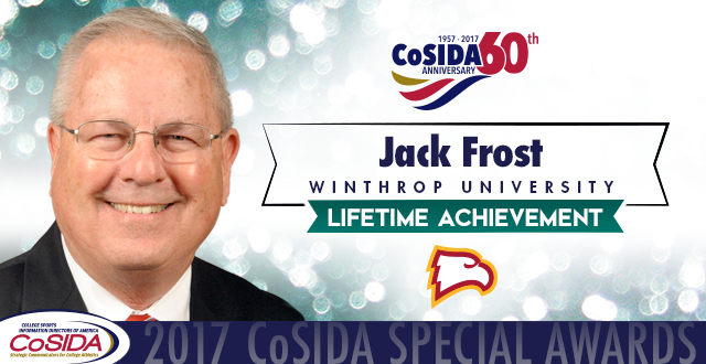 Special Awards Salute: Jack Frost (Winthrop University), Lifetime Achievement Award
